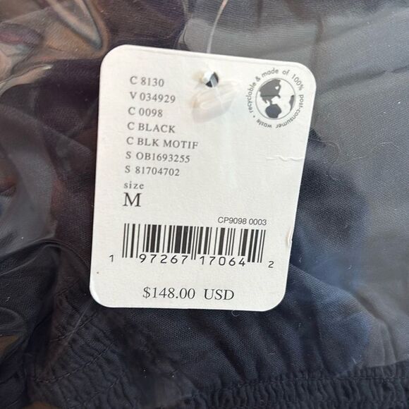 Free People Women's Sundrenched Solid Maxi Dress Black NWT $148 - Picture 5 of 5